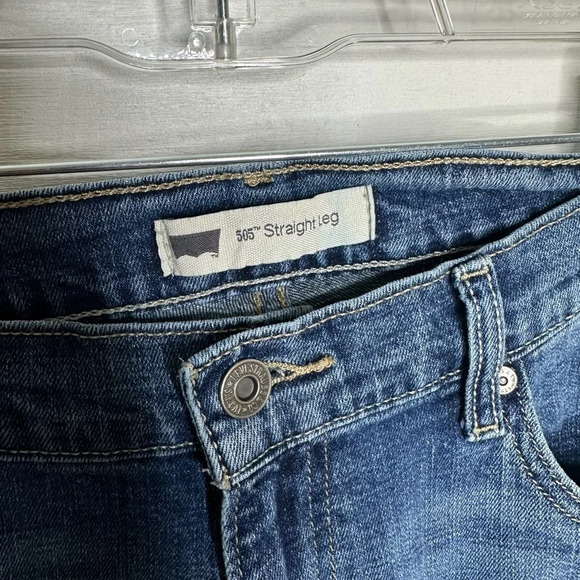 Levi’s 505 Straight Leg Jeans - Size 10 30x32 - Picture 4 of 10